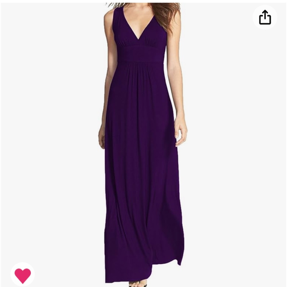 Sleeveless Deep V Neck Loose Maxi